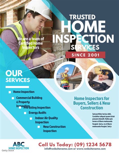 Home Inspection Flyer Template 1