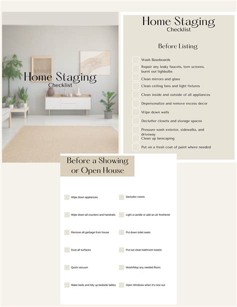 Home Staging Template