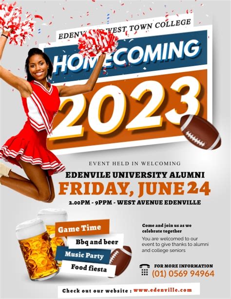 Homecoming Flyer Template 1