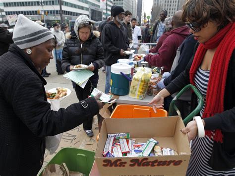 Homeless Individuals Accessing Food Banks