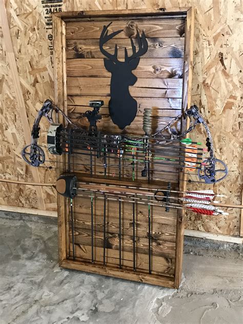 Homemade Archery Bow Rack