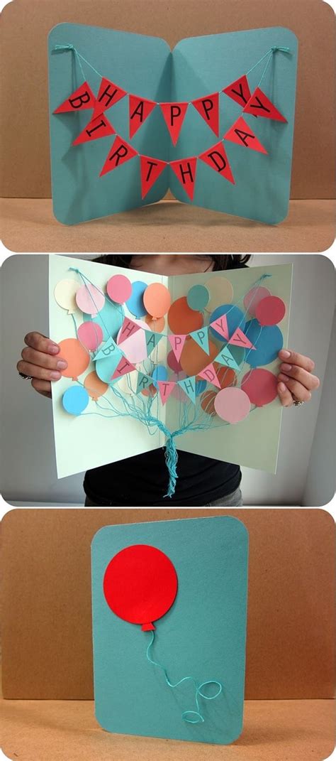 Homemade birthday card ideas