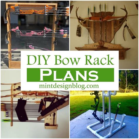 Homemade Bow Rack