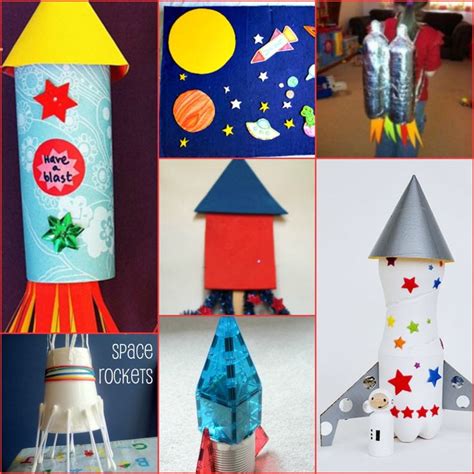 Homemade Rocket Ship Crafts