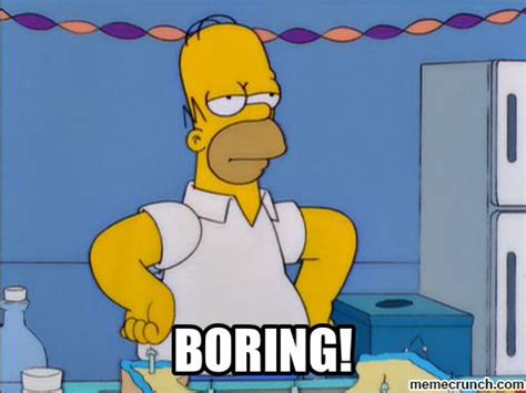 Homer Simpson Bored Meme