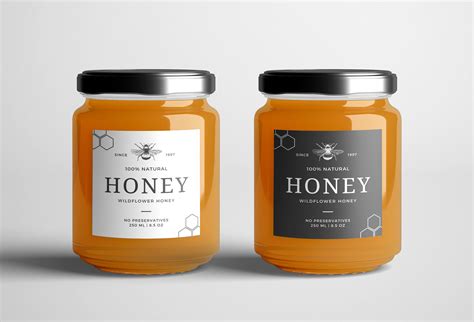 Honey Label Template 1