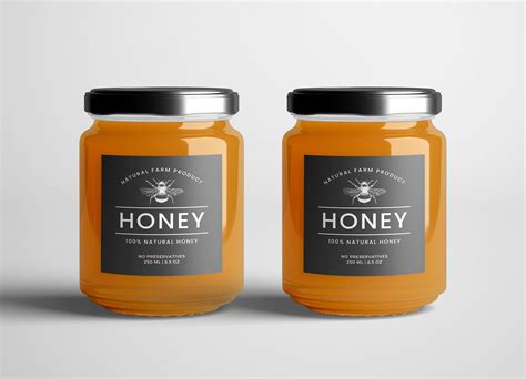 Honey Label Template 3