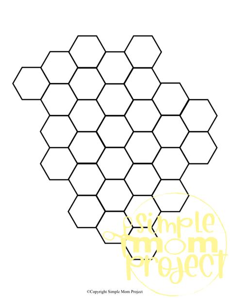 Honeycomb template printables