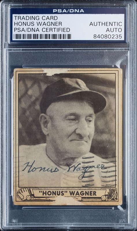 Honus Wagner card authentication