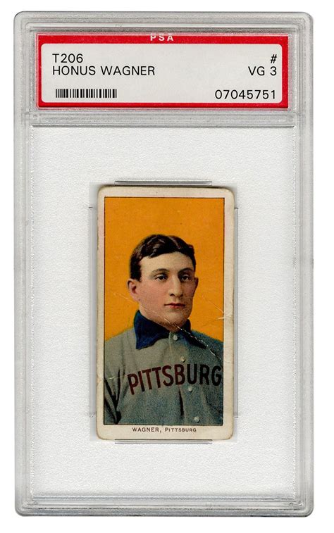 Honus Wagner card grading