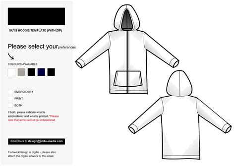 Vector Black Hoodie Template Design with Shapes and Lines