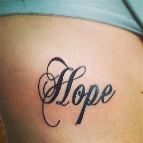 Hope tattoos for men