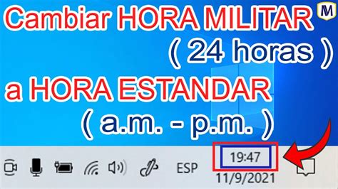 Ejemplo de hora militar 24 horas