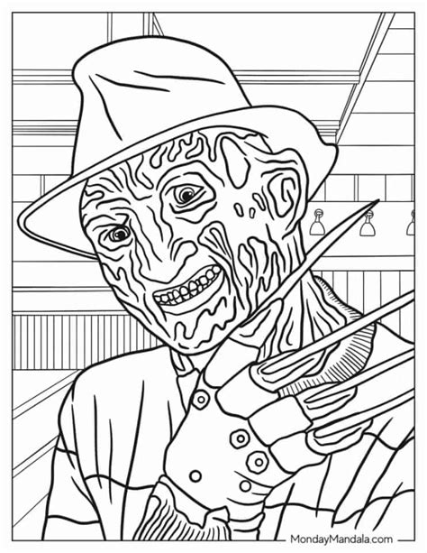 Horror Coloring Pages