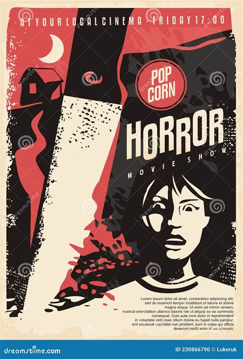 Horror Movie Poster Template 1