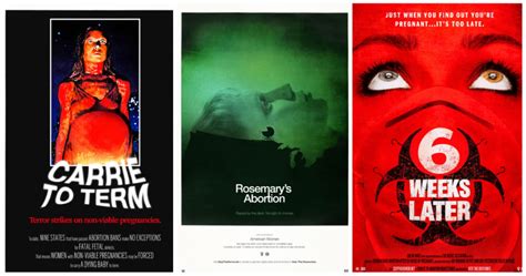 A collection of horror movie posters