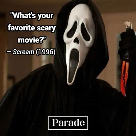 A collection of horror movie quotes