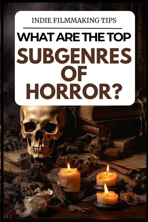 A collage of horror movie sub-genres