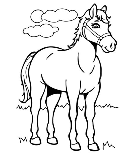 Horse Coloring Pages For Kids Free