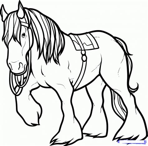 Horse Coloring Pages With Fun Designs