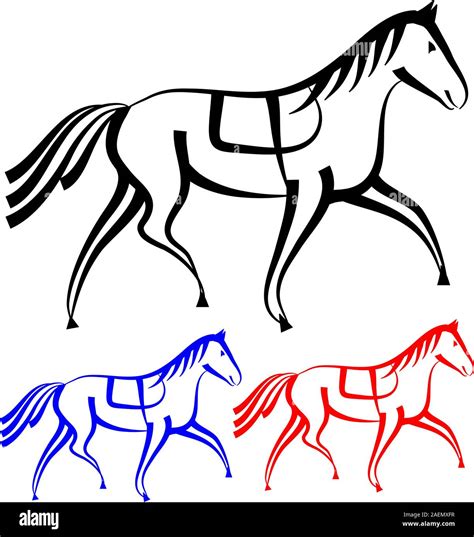 Horse Outline Printable 2