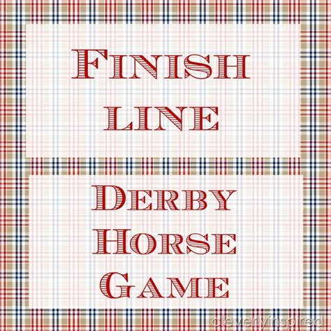 Horse Racing Dice Game Betting Template