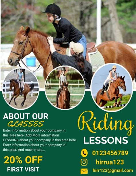 Horse Riding Lessons Promotions