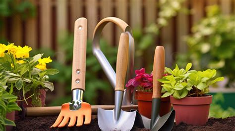 Horticulturist with tools