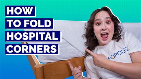 Using hospital corners to keep your sheets in place