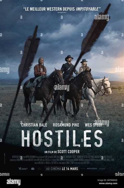 Wes Studi and Christian Bale in Hostiles