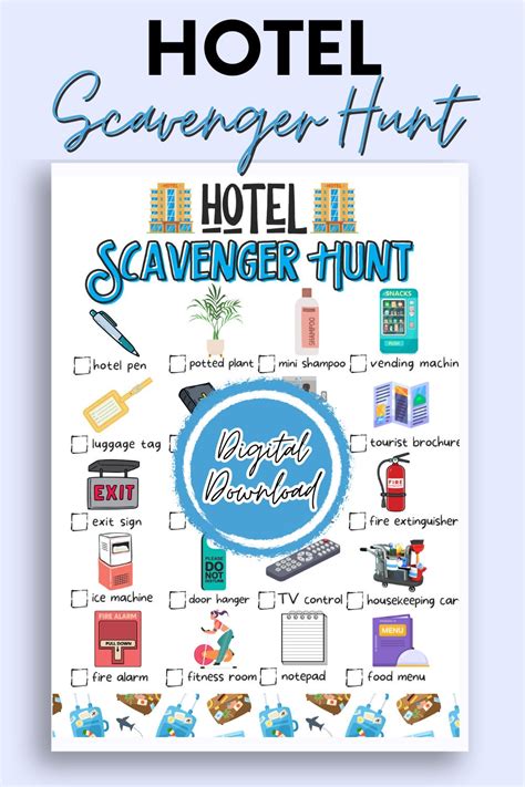 Hotel Hidden Objects Scavenger Hunt