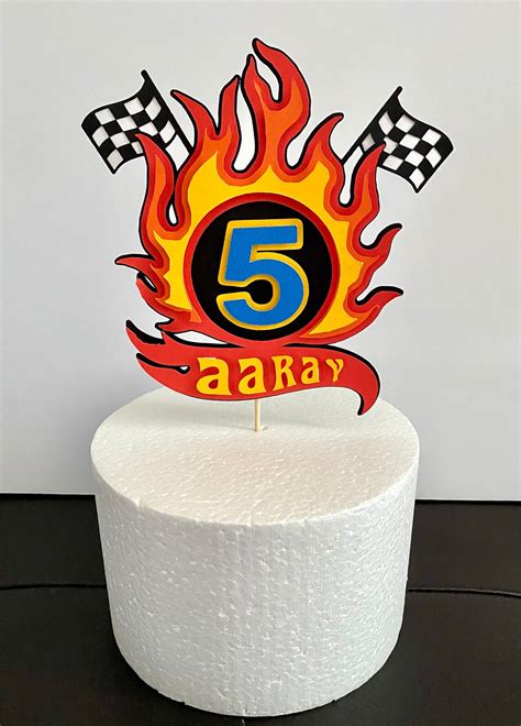 Hot Wheels Car Cake Topper