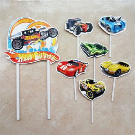 Hot Wheels Character Cake Topper