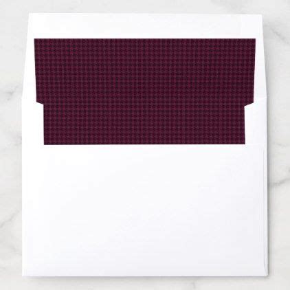 Houndstooth Envelope Liners