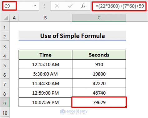 Using the HOUR, MINUTE, and SECOND functions in Excel