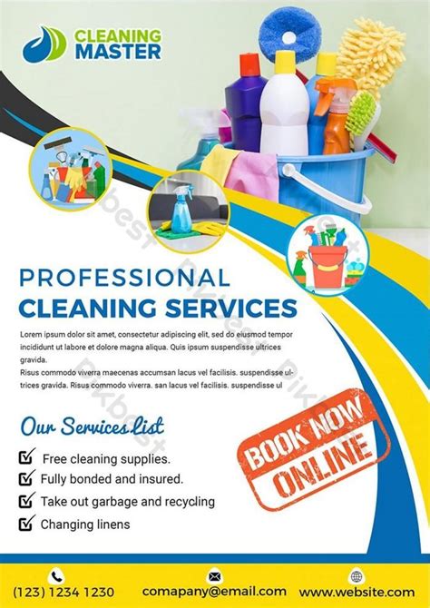 House Cleaning Flyer Template 4