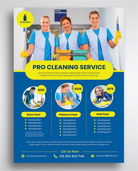 House Cleaning Services Flyer Template Design 10