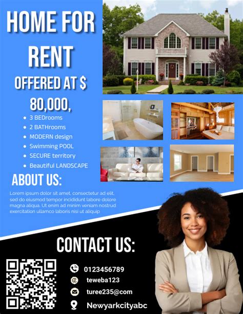 House for Rent Flyer Template