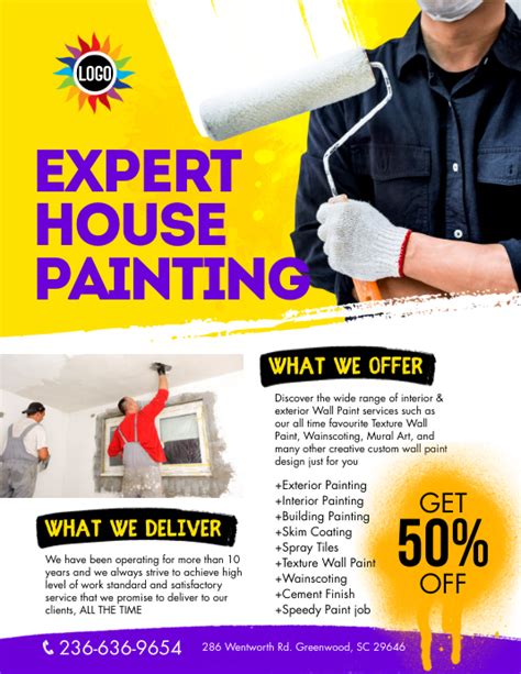 House Painting Flyer Template Download