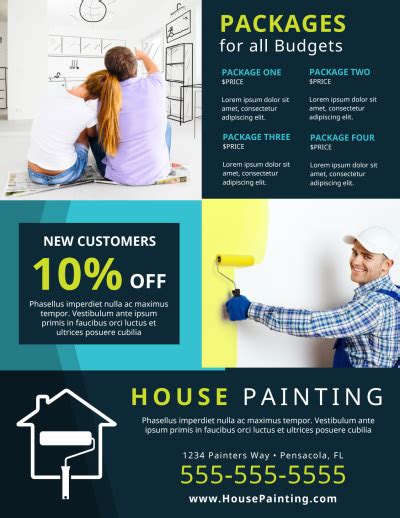 House Painting Flyer Template Example