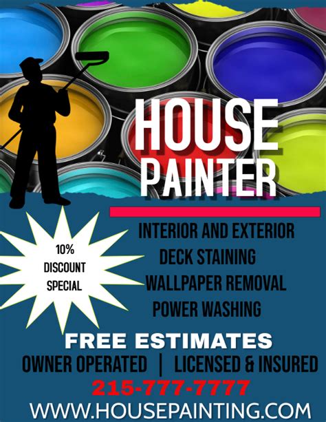 House Painting Flyer Template Ideas