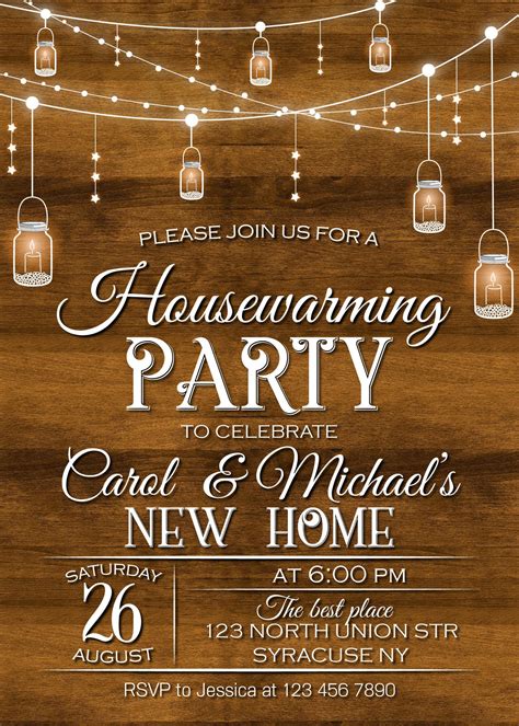 House party invitation template 6