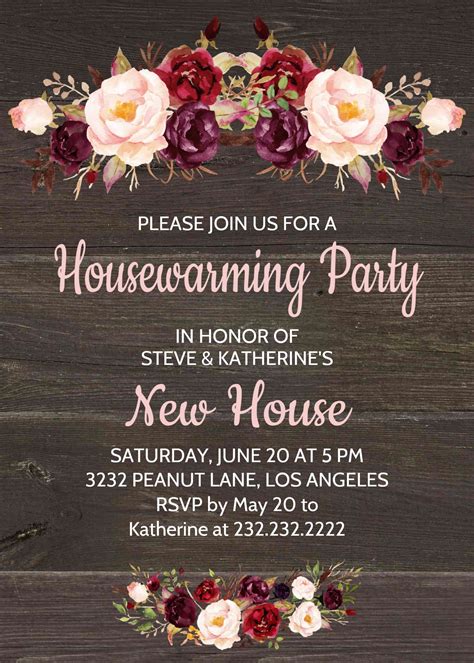 House party invitation template 7