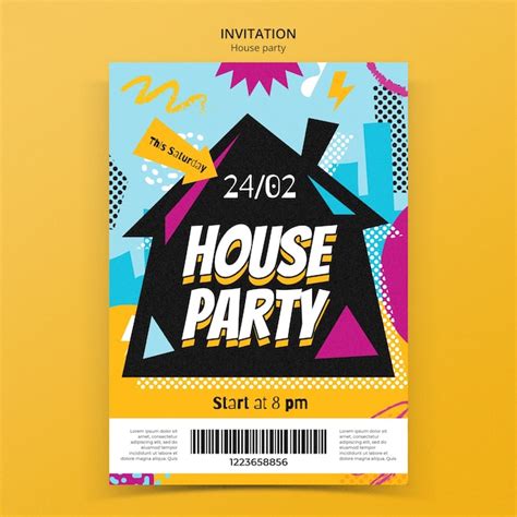 House Party Template Free Download