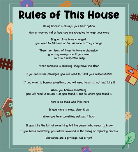 House Rules Template