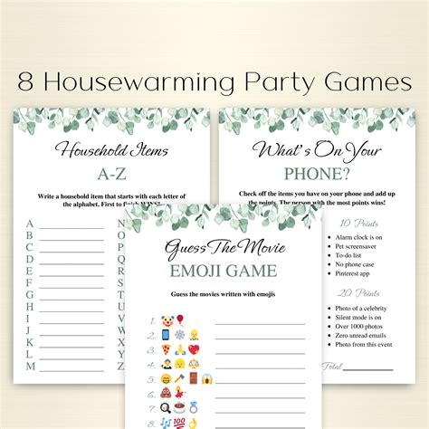 Housewarming Party Games