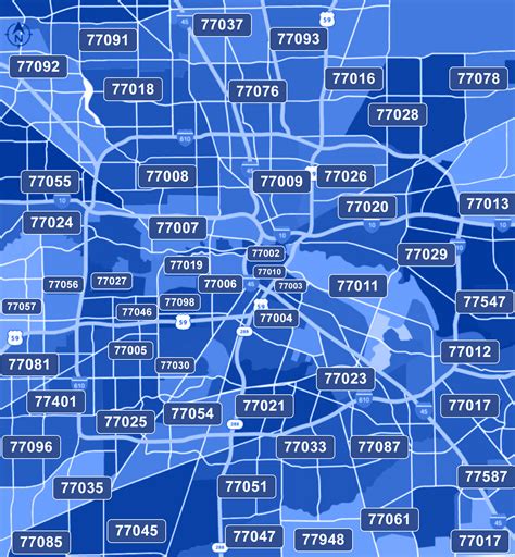 Houston Zip Code Map