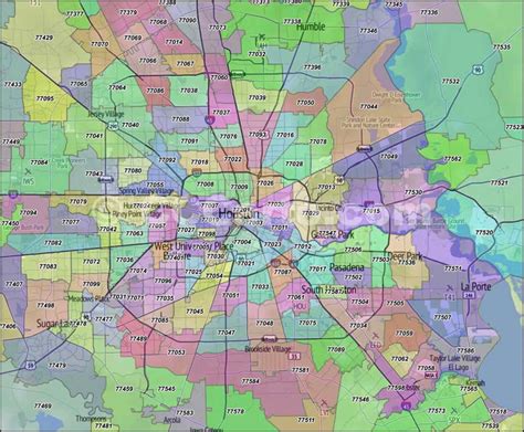 Houston Zip Code Boundaries