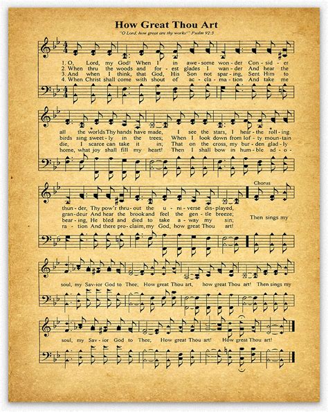 History of How Great Thou Art Hymn