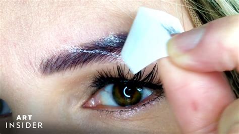 How to Apply Eyebrow Temporary Tattoos